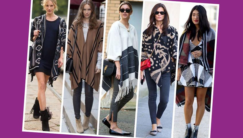 E' tornato di moda il poncho E' tornato di moda il poncho
